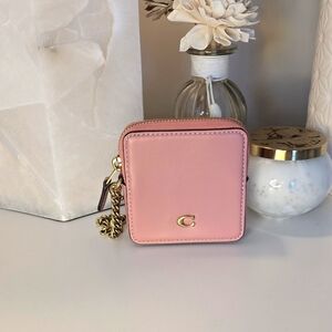 Coach Small Zip Chain Wristlet Pouch